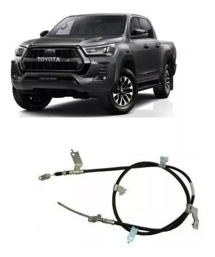 Toyota Cable De Freno C/soportes Hilux Izquierdo 2016 0