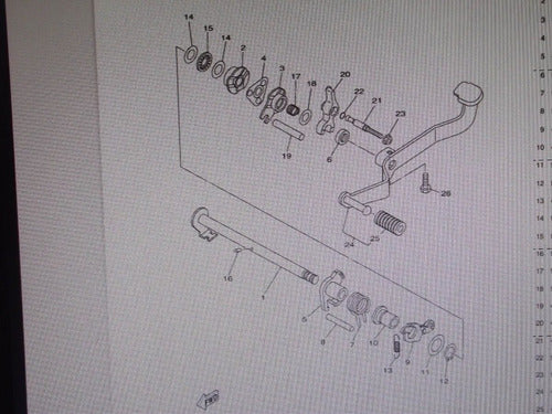 Yamaha Complete Stop Lever New Crypton 110 3