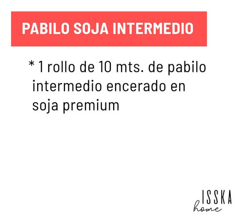 Pabilo Soja Intermedio Vela Encerado En Soja X10ms Llega Hoy 3