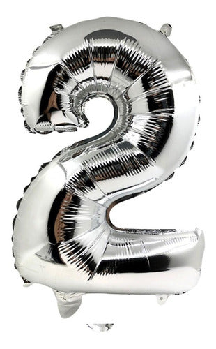 Tu Mundo Metallic Number Balloons 76 Cm Height 4