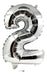 Tu Mundo Metallic Number Balloons 76 Cm Height 4