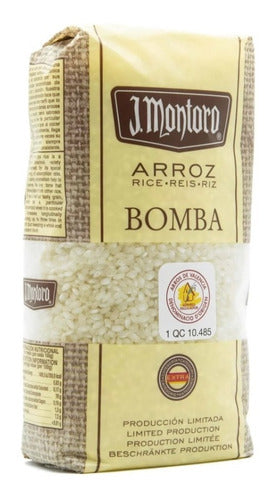 Arroz Bomba Español J. Montoro D.O.P Pack 4 Un X 1kg 0