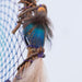 Handwoven Dreamcatcher with Natural Feathers Bedroom Decoration 1
