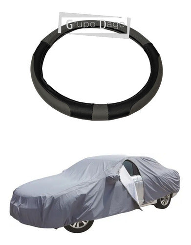VW Virtus Waterproof Car Cover Trilayer and Steering Wheel Cover Set 10