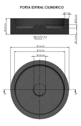 Molde Porta Espiral Con Tapa 4