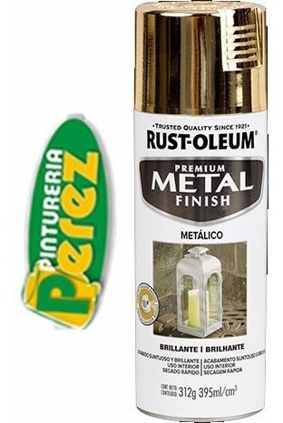Rust-Oleum Metallic Premium Metal Finish Spray Paint - Gold 2