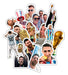 World Cup Messi Argentina Stickers Set - Deco Thermo Cell Mate 9