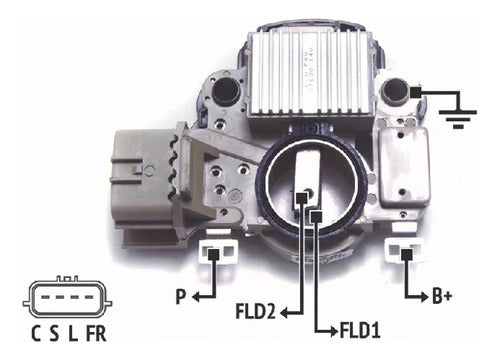 Regulador De Voltaje Alternador Mitsubishi Rnmi X34172 0