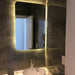 Modern Rectangular Decorative Bathroom Mirror with LED Light 70x90 cm 16