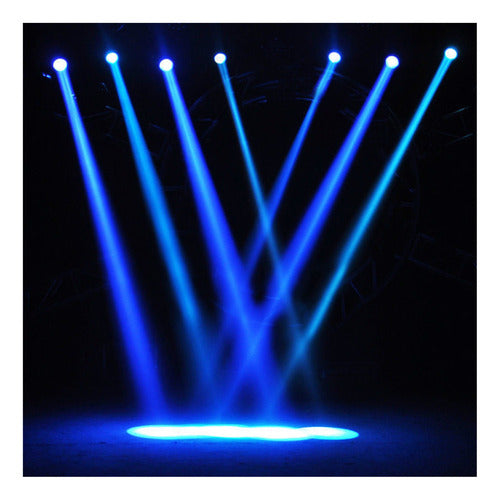 Mini Led 10w Spot Beam Moving Head Light Lyre Dmx512 Stage 5