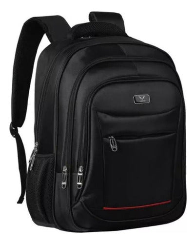 PL Power Black Reinforced Backpack with Netbook Compartment 0