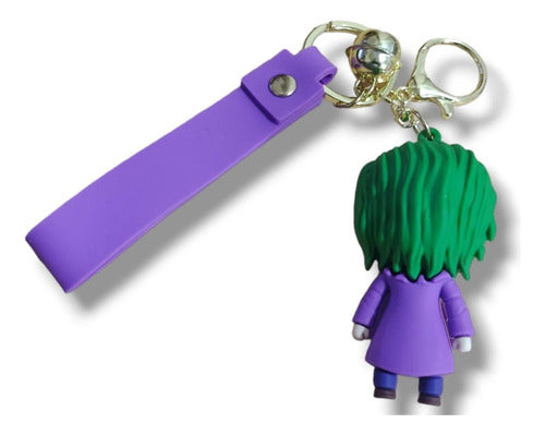 Guason / Joker Silicone Keychain with Belt Clip/Hook 1