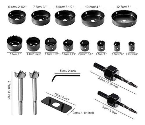 Juego De Sierra Perforadora, Kit De Sierra Perforadora Petuo 1