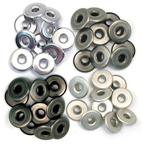 We R Memory Keepers 0633356415961 Eyelets and Washers Crop-A-Dile Wide Cool Metal Set 0