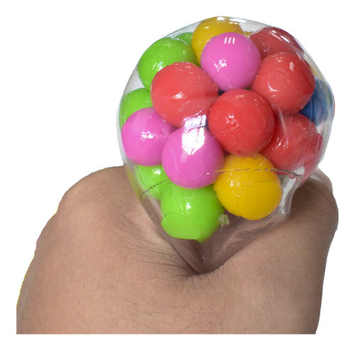 Brinquedo Sensorial Colorido Creative Office Stress Ball Pre 3