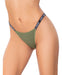 Striped Love Cocot Seamless Thong Panties Art 6252 12