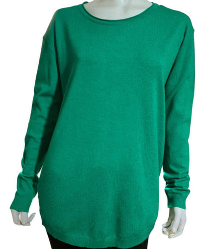 MODAS GRACIA Sweater Bremer Liso Amplio 0