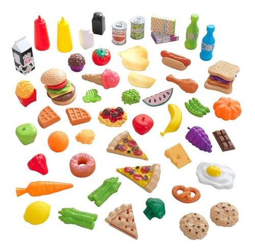 Kidkraft 65-Piece Plastic Food Playset 0