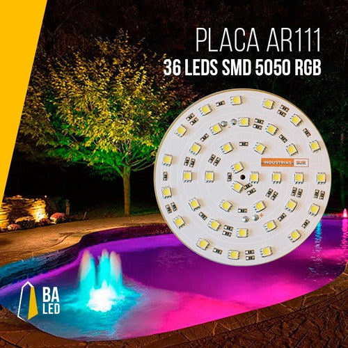 LED SMD 5050 36-Light Plaque Pool Light Replacement 25