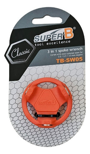 Super B Spoke Wrench 3.2 / 3.3 / 3.5 mm 1