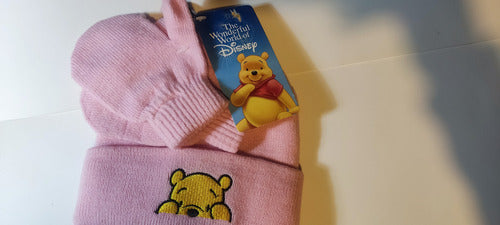 Disney Winnie Pooh Hat and Gloves Set 1