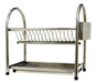 Feel Bazar Stainless Steel Dish Rack - 2-Tier with Steel Tray 0