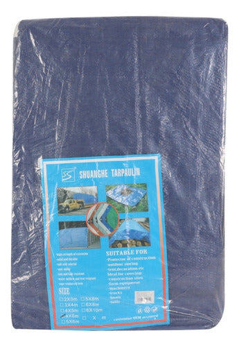 Generic Blue Plastic Tarp 4m X 6m 0