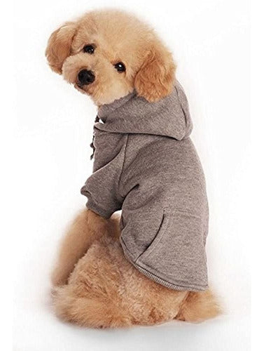 Tienda De Moda Pet Coat Polyestercotton Basic Dog Hoodie Dog 0