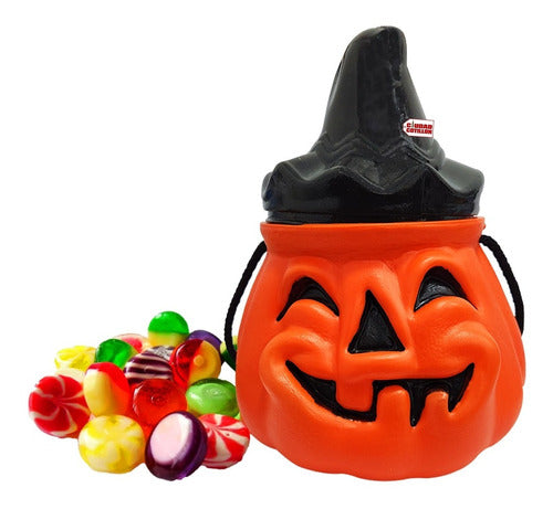 IMP Caramelera Cesta Canasto Calabaza Halloween Caldero 0