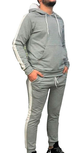 La Diferencia Men's Cotton Rustic Tracksuit - Jacket and Joggers 2