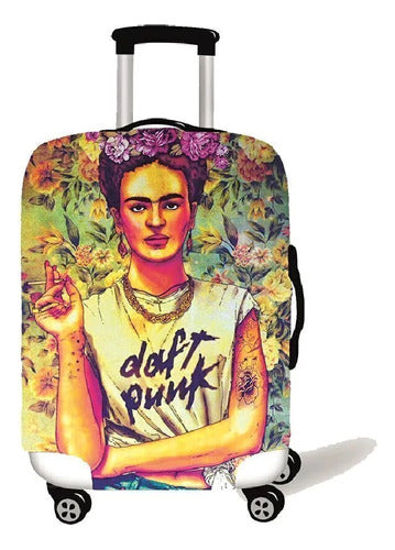 Mira Como Viajo Funda Para Valijas Frida Moderna 0