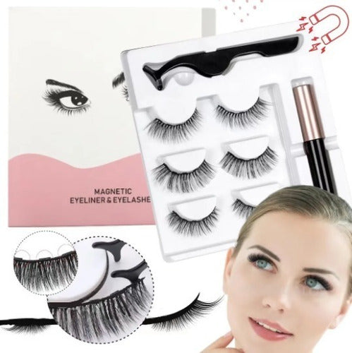 ILUMINA-2 Magnetic False Eyelashes + Magnetic Eyeliner Applicator 1