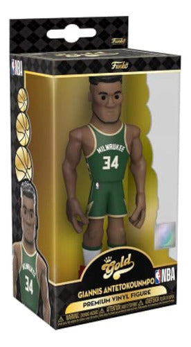 ¡funkopop! Gold 5 Nba: Bucks - Giannis 5  With Chase (los Es 1