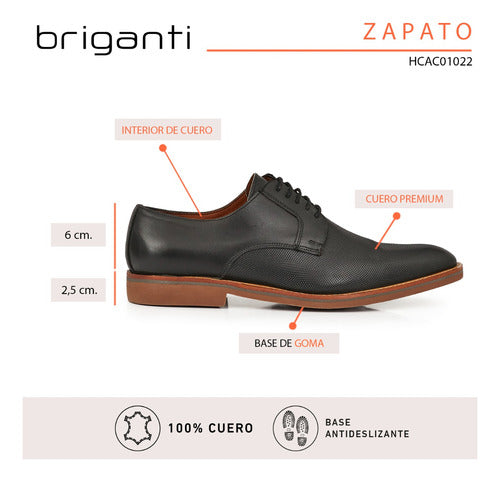 Men's Leather Dress Shoe Elegant Brogued Loafer by Briganti 16