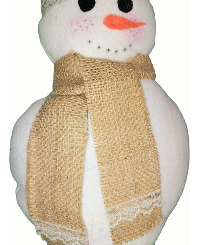 EL RINCONCITO BANDERAS Y MÁS Christmas Snowman Plush, 37 cm 6