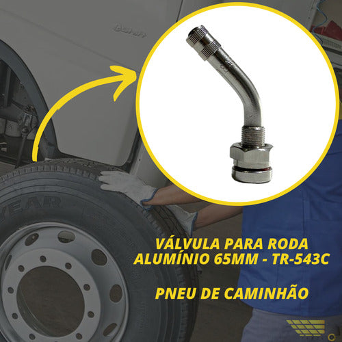 Kit 10 Válvula Para Roda Alumínio 6mm - Tr-543c 4