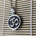 Surgical Steel Amulet Pendant Protection Luck Energy Om with Gift Chain 40
