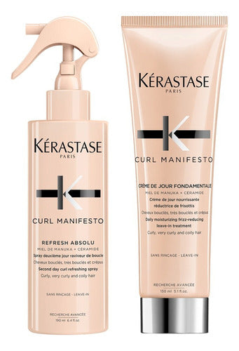 Kérastase Curl Manifesto Creme De Jour + Refresh Spray 0