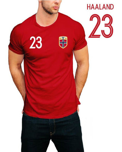 Norway Fan Cotton Jerseys 23 Haaland 0
