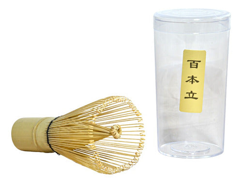 Generic Matcha Whisk Set with Ceramic Holder & Bamboo Spoon 2