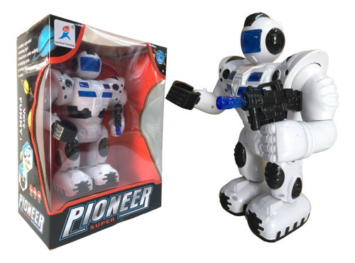 Robot Pioneer Con Luz Sonido Movimiento New 99111 Bigshop 7