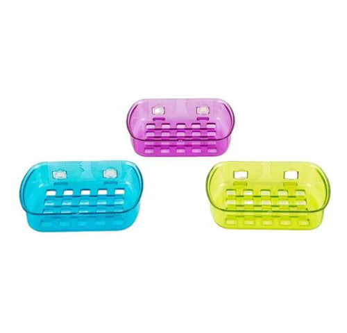 Bath Collection Jabonera Acrylic Soap Dish with Suction Cups 0