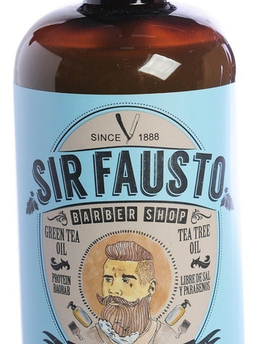 Sir Fausto Men's Culture Hydrating Beard Shampoo 250ml 1