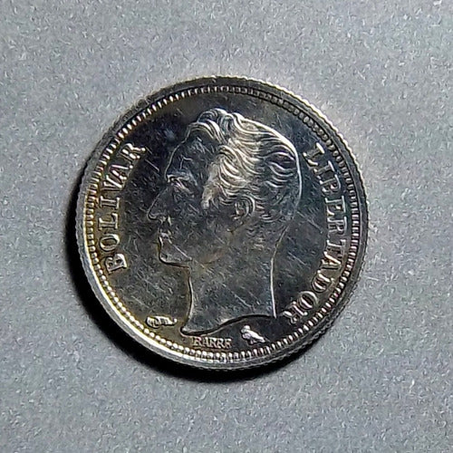 Venezuela 25 Céntimos 1960 Excelente Plata Y 35a 1