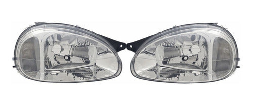 VIC Headlight Set Chevrolet Corsa Classic 2000-2009 1