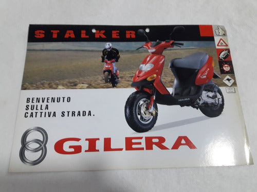 Folleto Piaggio Gilera Stalker Original Allsales 0