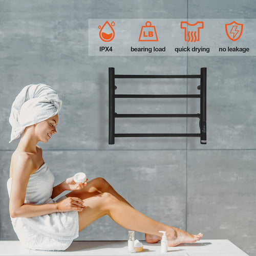 Aquatrend Heated Towel Rack With Timer 3