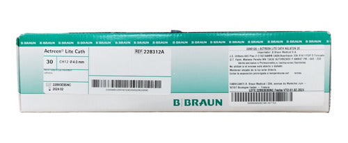 Braun Sondas Actreen Ch 12 Cod.228312a Femen. Caja X 30 Uni. 0