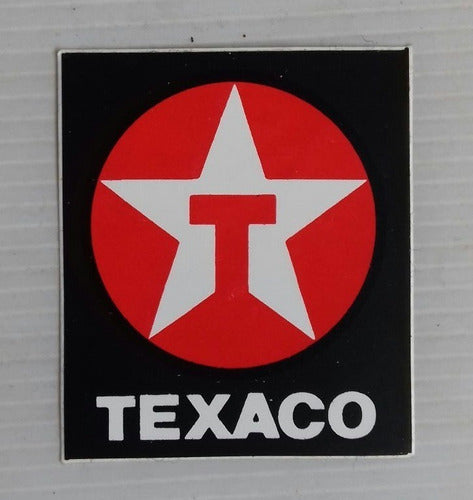 Adhesivo Texaco Nafta Lubricante Automovilismo 5,5x5cm Calco 0