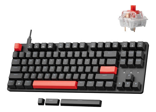 Teclado Mecánico Con Cable Lemokey X1, Diseño Tkl Programabl 0